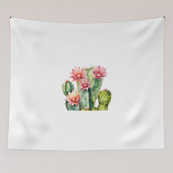 Item preview, Arte floral de cactus en acuarela - Belleza del desierto designed and sold by GracelynArt.