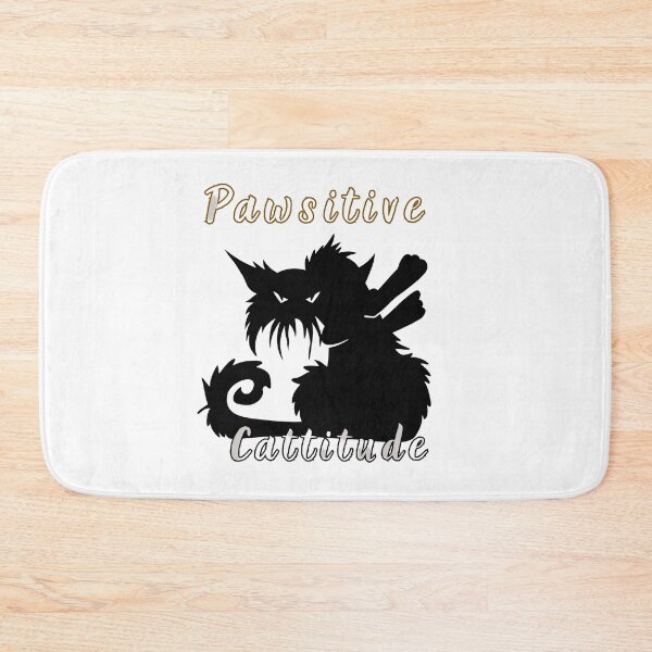 Item preview, Pawsitive cattitude designed and sold by MilkyForest.