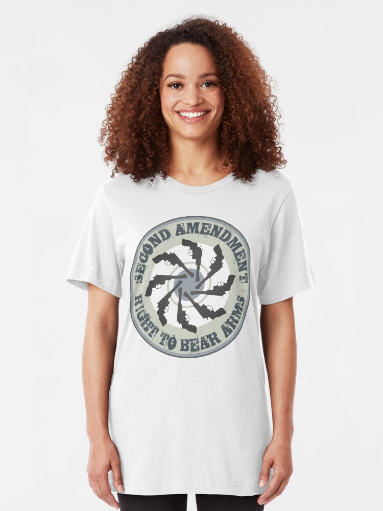 Alternate view of Second Amendment Slim Fit T-Shirt