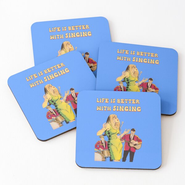 Item preview, Life is better with singing 1 - Vintage comic art designed and sold by Alex Starcatcher.