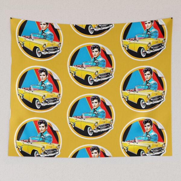 Item preview, Man With A Vintage Classic American Car designed and sold by TheArtOfPat.