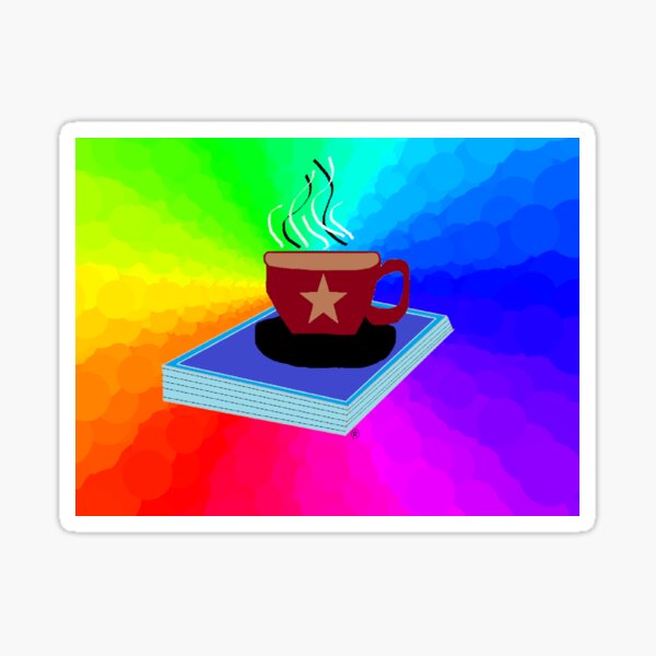 Colorful Books Sticker