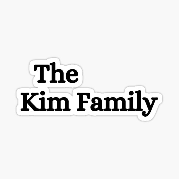 Name For Kim Stickers for Sale