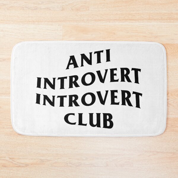 Aperçu de l'œuvre CLUB INTROVERTI ANTI-INTROVERT créée et vendue par acworks.