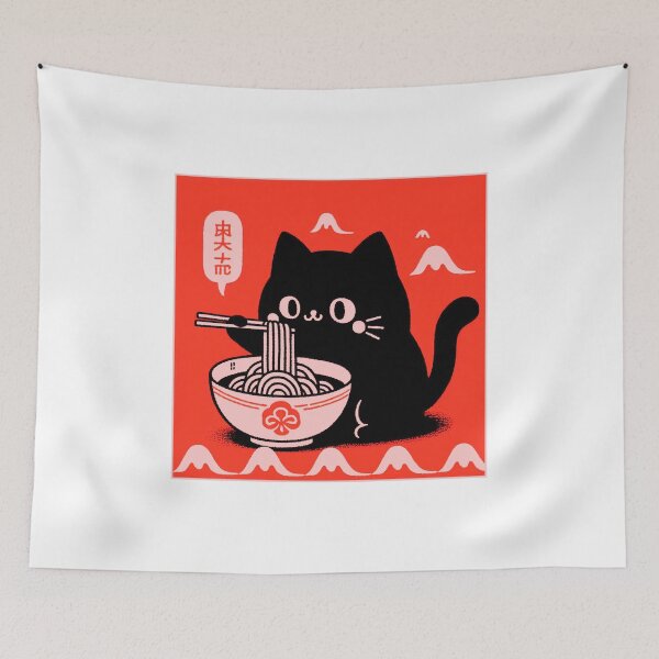 Item preview, Charming in an old Japanese style for cats designed and sold by tee snap.