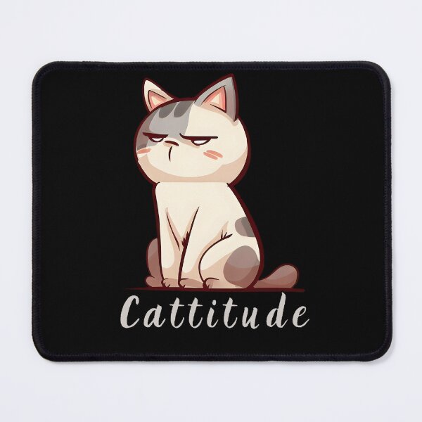 Item preview, Pawsitive cattitude designed and sold by MilkyForest.