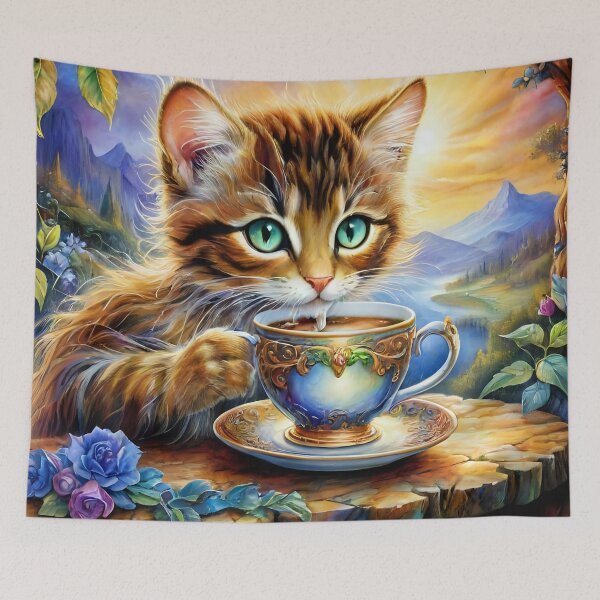 Item preview, Coffee Kitty  designed and sold by Amanda8409.