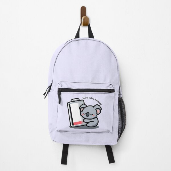 Item preview, Low Social Battery | Cute Koala Hugging a Low Battery designed and sold by Kimochi-Shop.