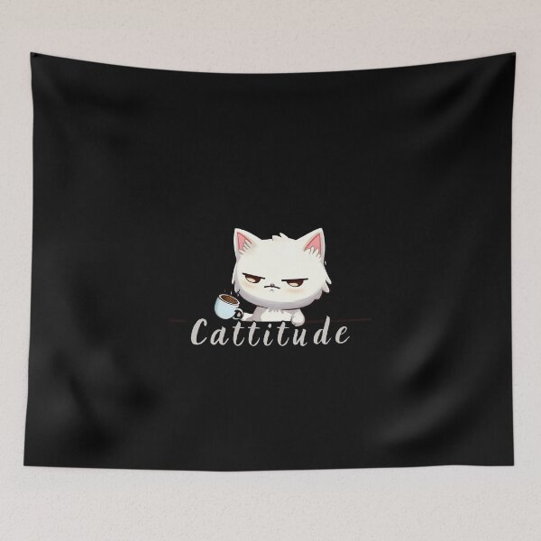 Item preview, Pawsitive cattitude designed and sold by MilkyForest.