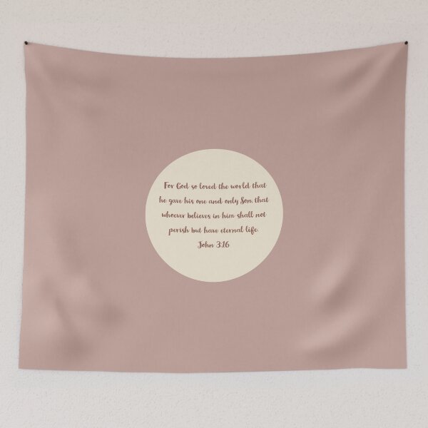 Item preview, John 3:16 Bible Verse designed and sold by Augustine98.
