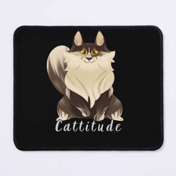 Item preview, Pawsitive cattitude designed and sold by MilkyForest.