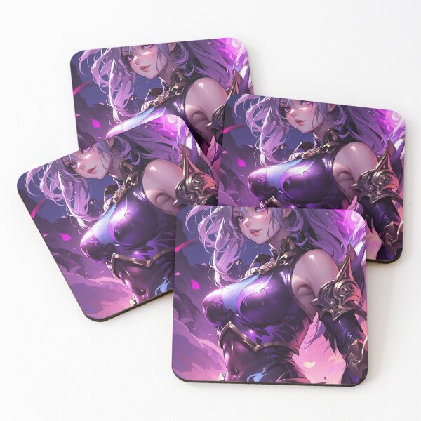 Item preview, Violet Demon Anime Girl designed and sold by ShiroStore.