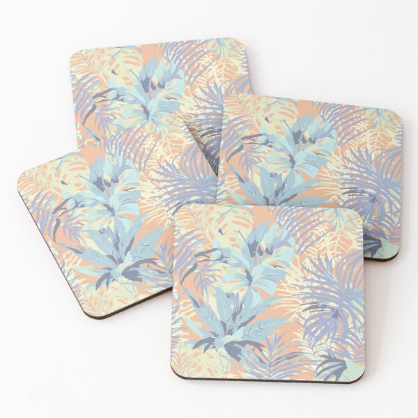Item preview, Jungle Leaves Light Green Pattern  designed and sold by Aeterna Prints.