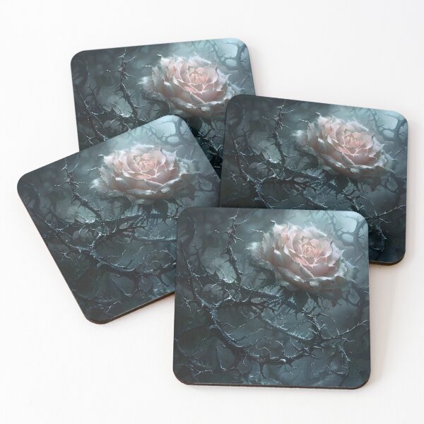 Item preview, Rose among thorns digital art designed and sold by Aroeldesigns.
