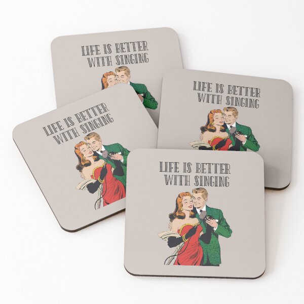 Item preview, Life is better with singing 2 - Retro comic art designed and sold by Alex Starcatcher.