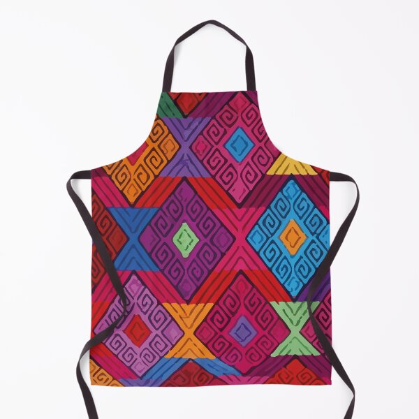 Item preview, Colorful geometric rhombus ethnic embroidery maximalist decoration dopamine dressing designed and sold by T-Mex.