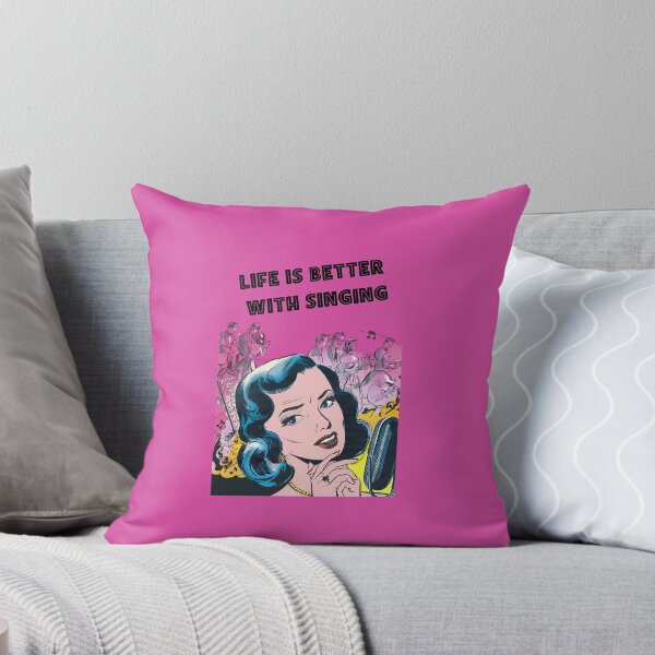 Item preview, Life is better with singing 3 - Retro illustration designed and sold by Alex Starcatcher.