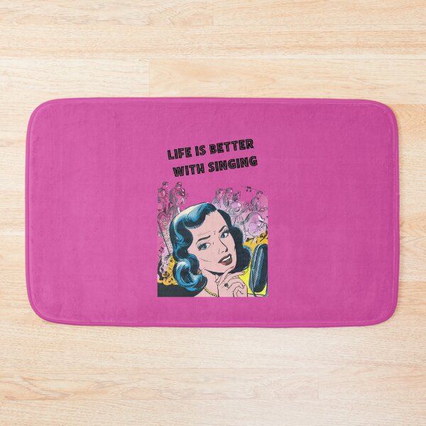 Item preview, Life is better with singing 3 - Retro illustration designed and sold by Alex Starcatcher.