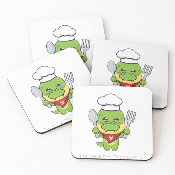 Item preview, Cute Crocodile Ready to Cook Sticker  designed and sold by ZackArt09.