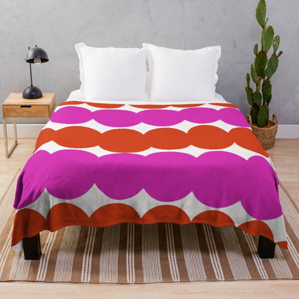 Item preview, Iconic Colorful Scandinavian Dotted Pattern in Pink and Orange designed and sold by Deutschic.