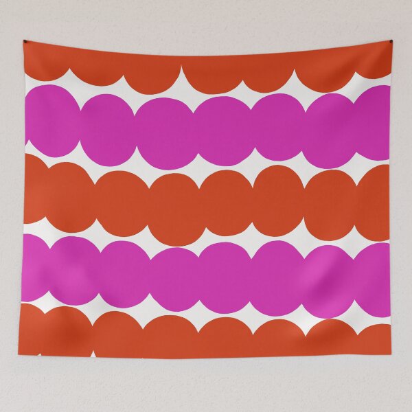 Item preview, Iconic Colorful Scandinavian Dotted Pattern in Pink and Orange designed and sold by Deutschic.