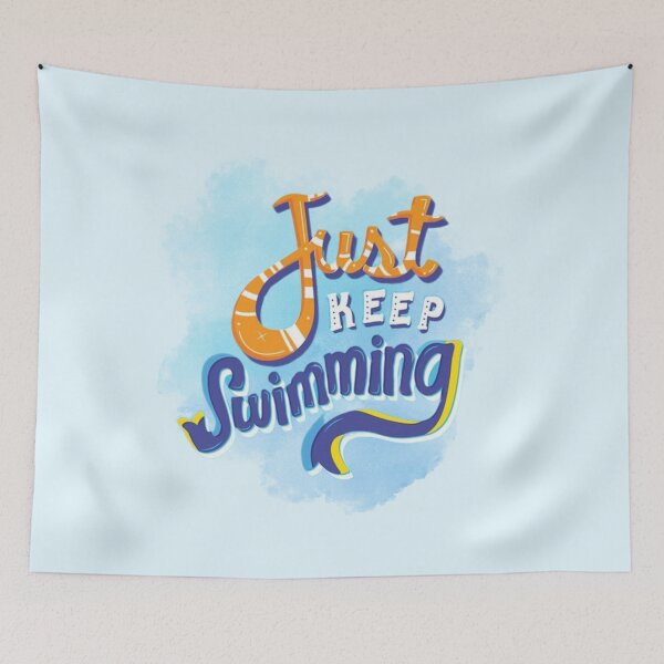 Item preview, Just keep swimming Nemo Healing Quote designed and sold by soniaaseguin.