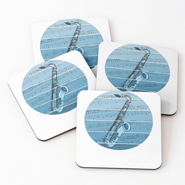 Item preview, Jazz Saxophone Music Notation Saxophonist Musician designed and sold by doodlerob.