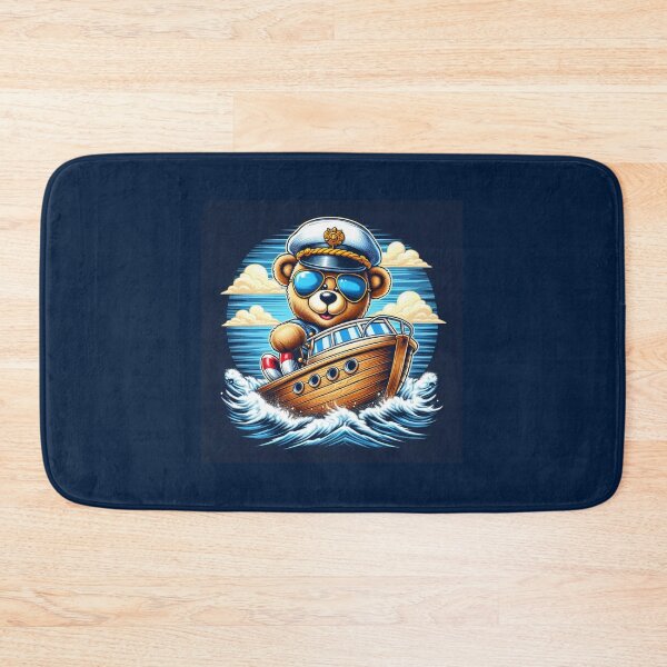 Item preview, Shipwrecked bear in the middle of the sea. designed and sold by moni0490.