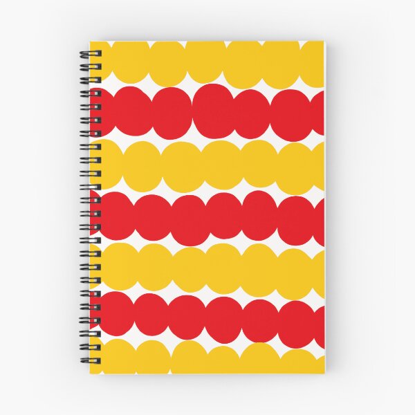 Item preview, Iconic Colorful Scandinavian Dotted Pattern in Yellow and Red designed and sold by Deutschic.