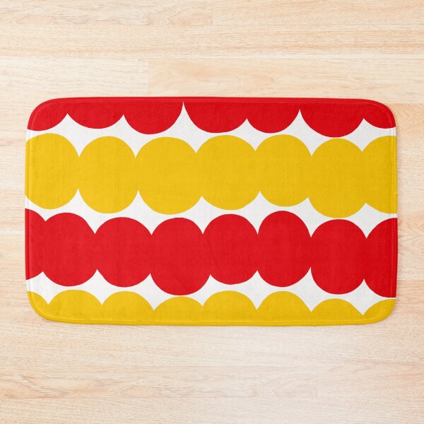 Item preview, Iconic Colorful Scandinavian Dotted Pattern in Yellow and Red designed and sold by Deutschic.
