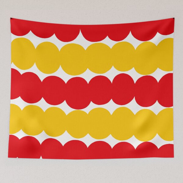 Item preview, Iconic Colorful Scandinavian Dotted Pattern in Yellow and Red designed and sold by Deutschic.