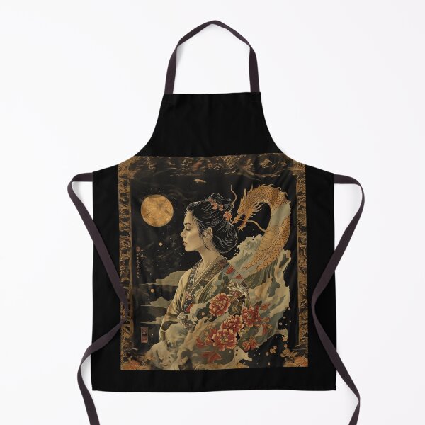Item preview, Woman with Japanese Dragon designed and sold by Obsidian Ink by Wilshire.