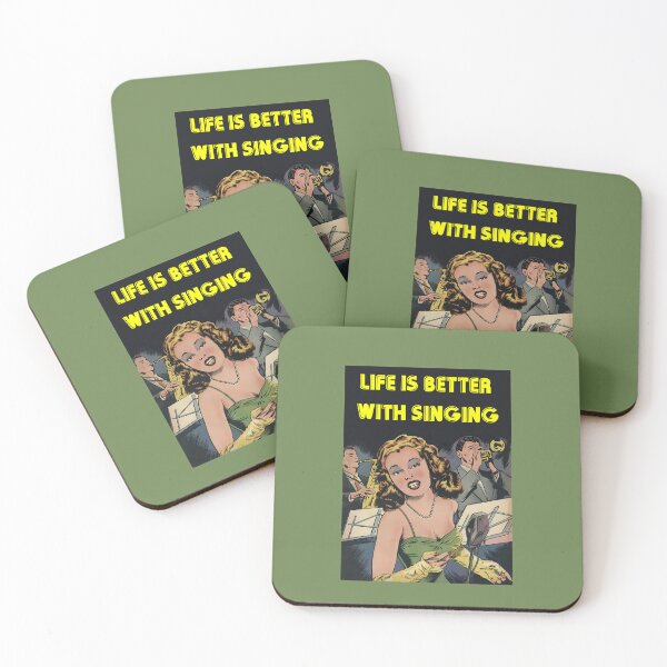 Item preview, Life is better with singing 5 - Vintage comic art designed and sold by Alex Starcatcher.
