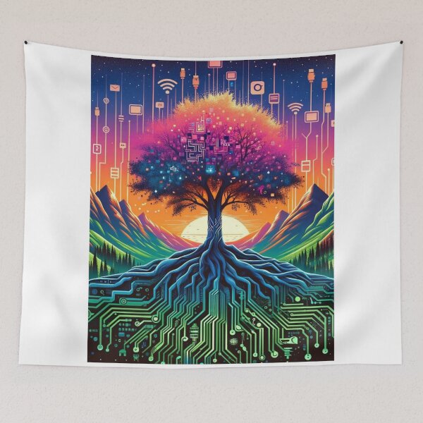 Item preview, Technological Eden at Dusk designed and sold by MD-AAE.