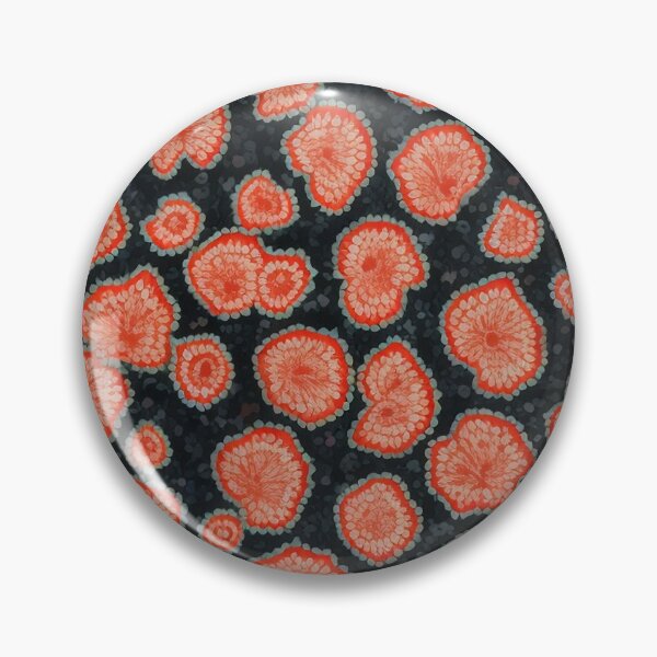Item preview, Stone Blossoms in Orange designed and sold by Terrace36.