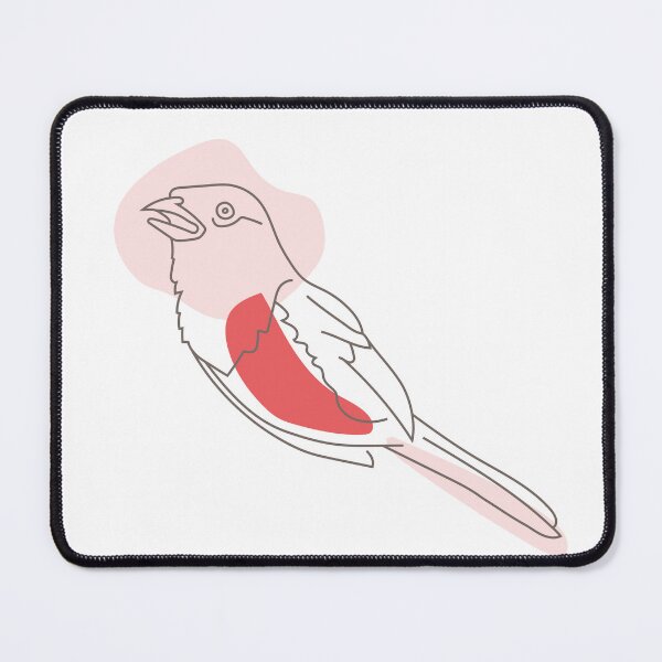 Item preview, Bird and pink abstract designed and sold by Karell Faucher.