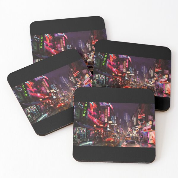 Item preview, Cyberpunk Townscape  designed and sold by momosstyle.