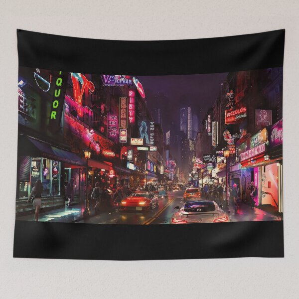 Item preview, Cyberpunk Townscape  designed and sold by momosstyle.