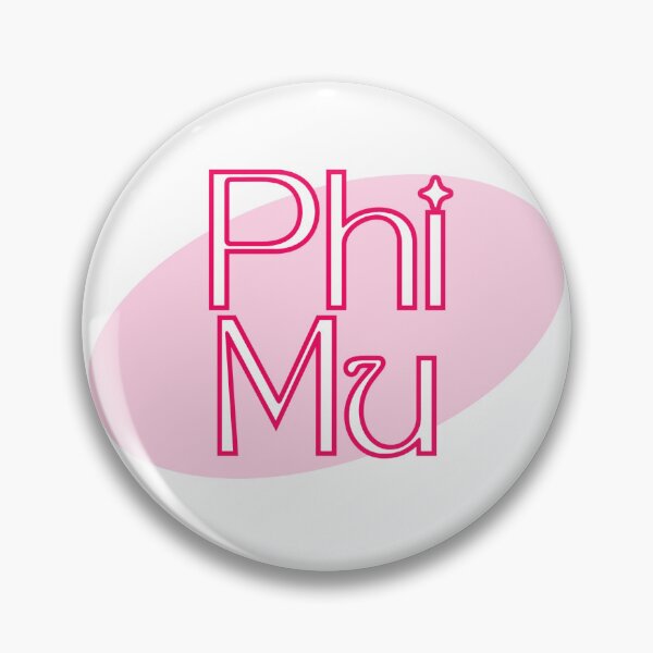 Item preview, Pink & White Chapter Name + Oval designed and sold by Jenna Cage.