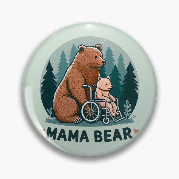 Item preview, Mama Bear Disabled designed and sold by Vkinsify.