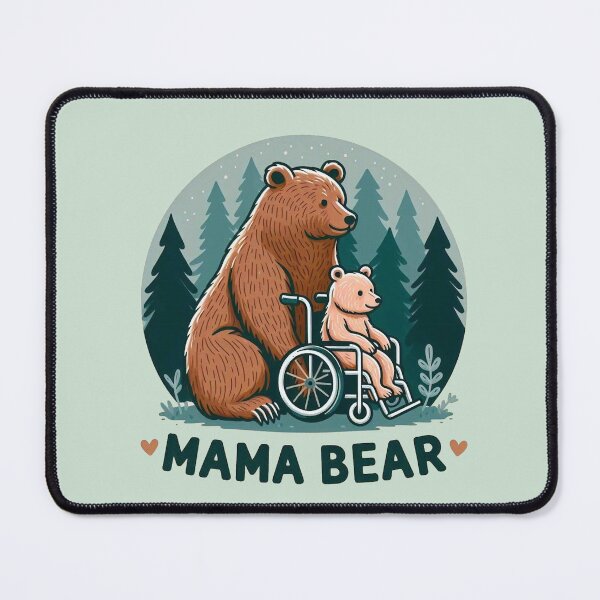 Item preview, Mama Bear Disabled designed and sold by Vkinsify.
