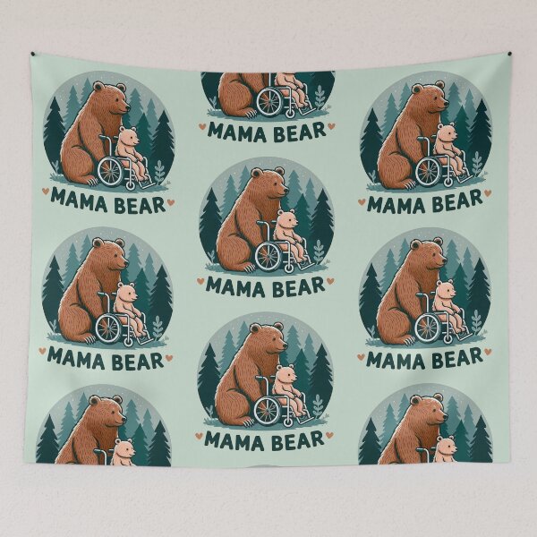Item preview, Mama Bear Disabled designed and sold by Vkinsify.