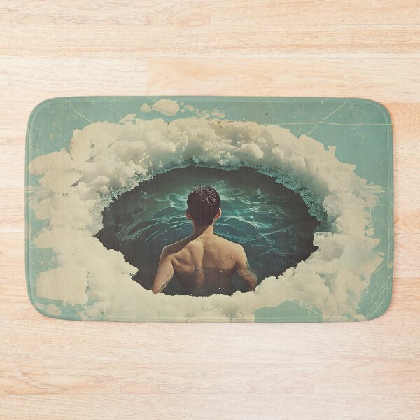 Item preview, Man in a frozen lake – ice bath designed and sold by Wildflow Creations.