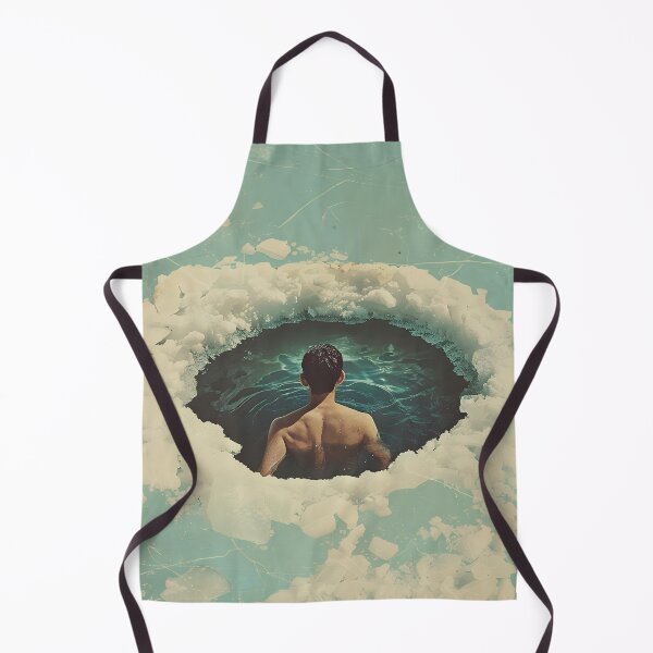 Item preview, Man in a frozen lake – ice bath designed and sold by Wildflow Creations.