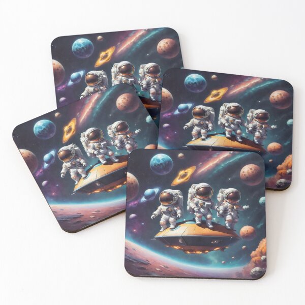 Item preview, Little astronauts in space designed and sold by biscuitArts.