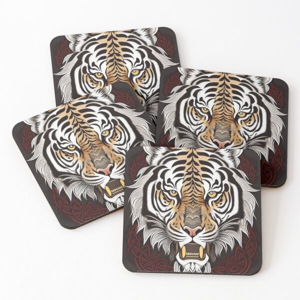 Item preview,  Abstract Celtic Weave and Tiger designed and sold by TheDarkWardrobe.