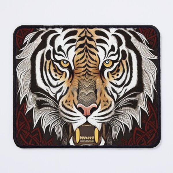 Item preview, Abstract Celtic Weave and Tiger designed and sold by TheDarkWardrobe.