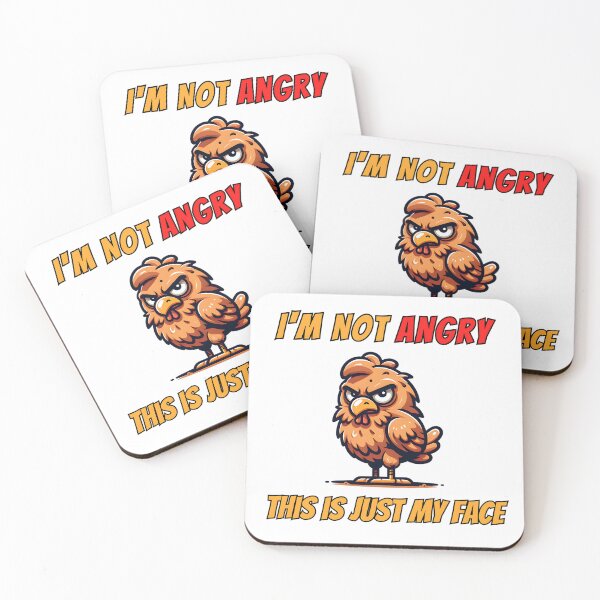 Item preview, I'm Not Angry This Is Just My Face designed and sold by Joyful-Park.