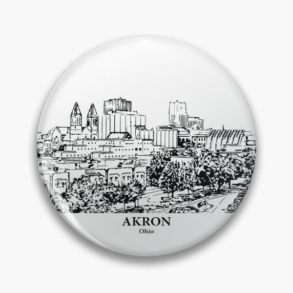 Item preview, Akron - Ohio designed and sold by Lakeric Cityscapes.