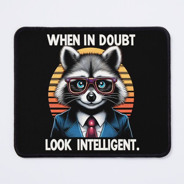 Item preview, When in doubt look intelligent designed and sold by RafaelLima7.